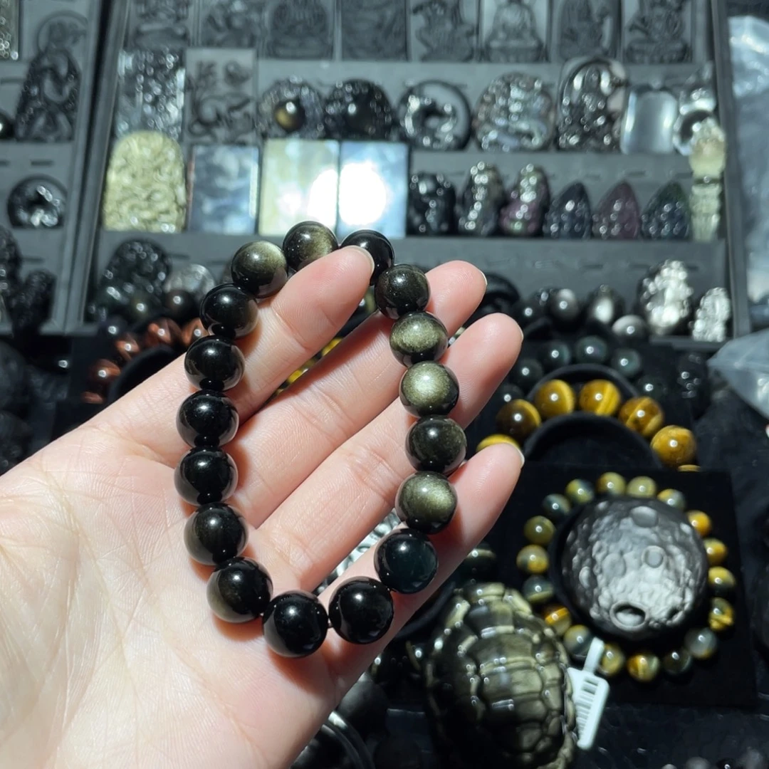 G***l黑曜岩未镶嵌珠宝奇石