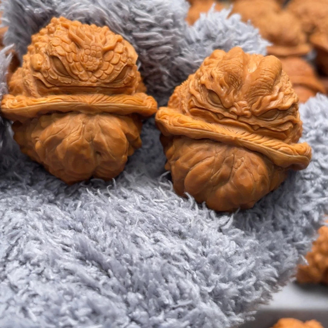 手串/手链核桃单面龙蛇蛤蟆头核桃雕刻