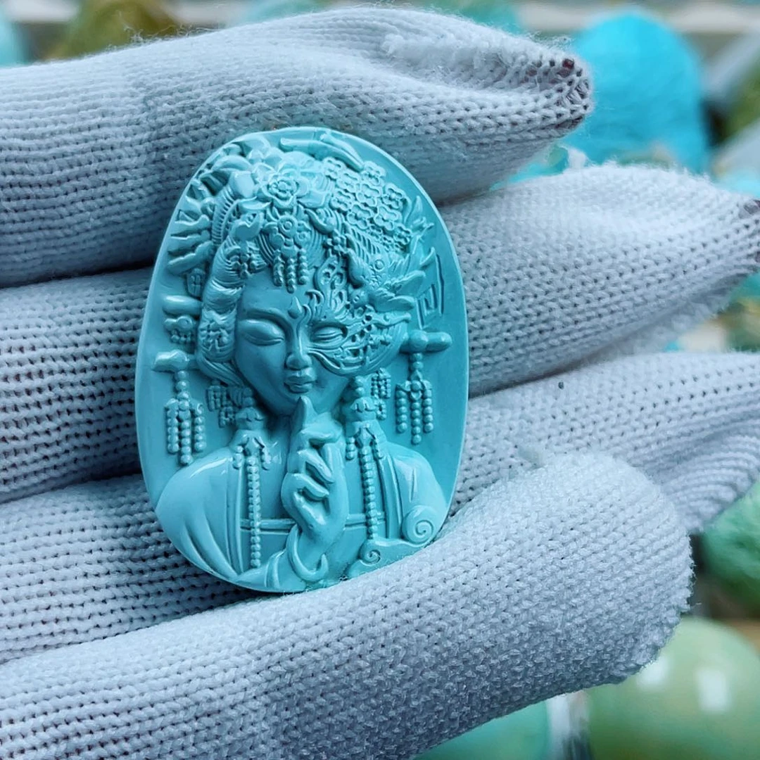 绿松石未镶嵌珠宝奇石