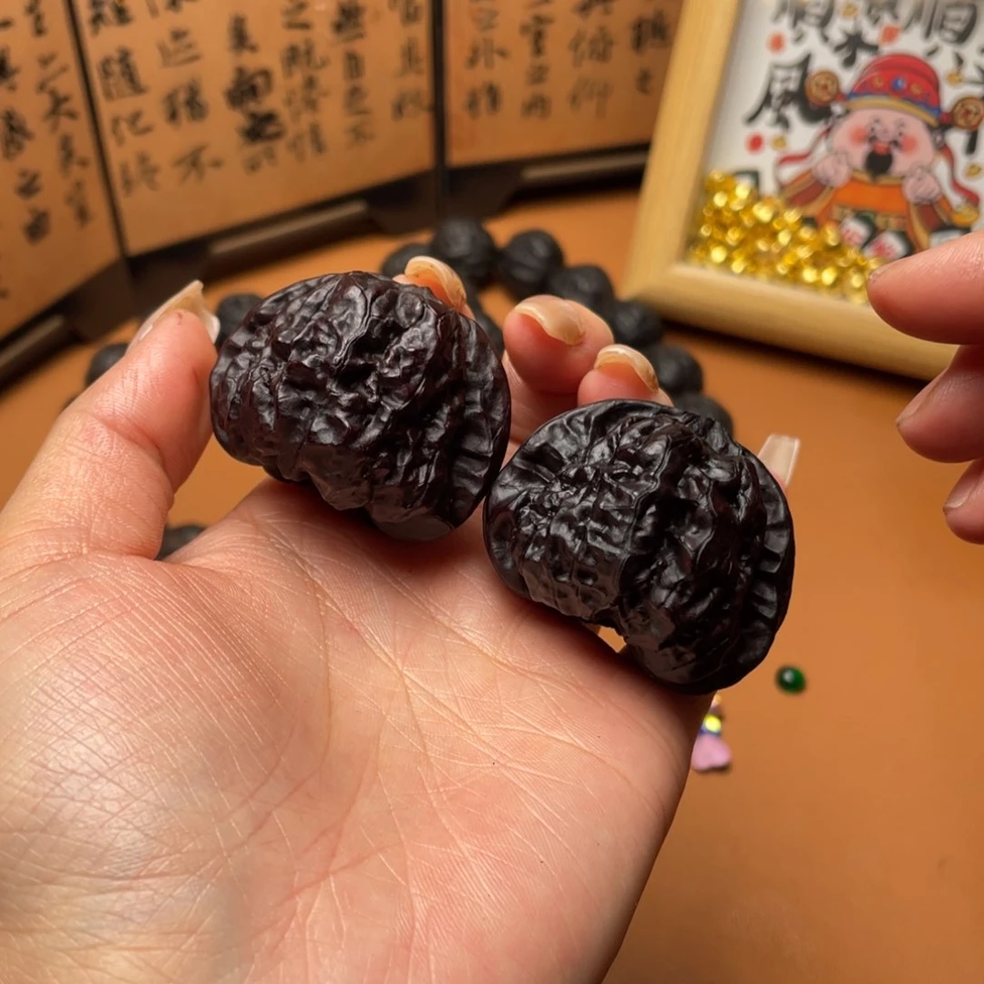 核桃地闷核桃手把件礼貌蛙蛙7