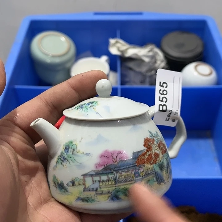 茶具默认微瑕瓷器、茶具、壶、摆件，介意勿拍