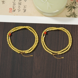 【云上叙】蜜蜡DIY项链-多样性发其一-4mm-V66379