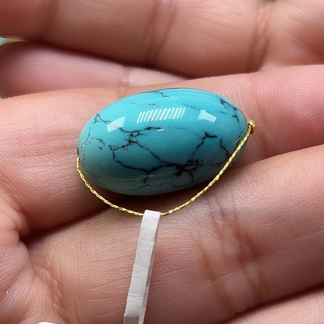 绿松石珠宝奇石未镶嵌鸿*