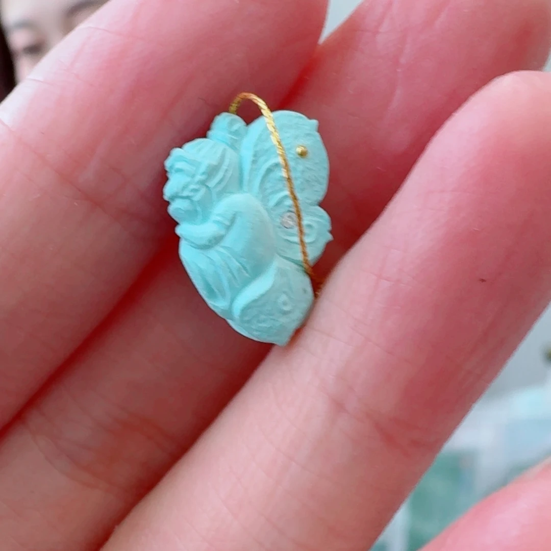 未镶嵌绿松石珠宝奇石