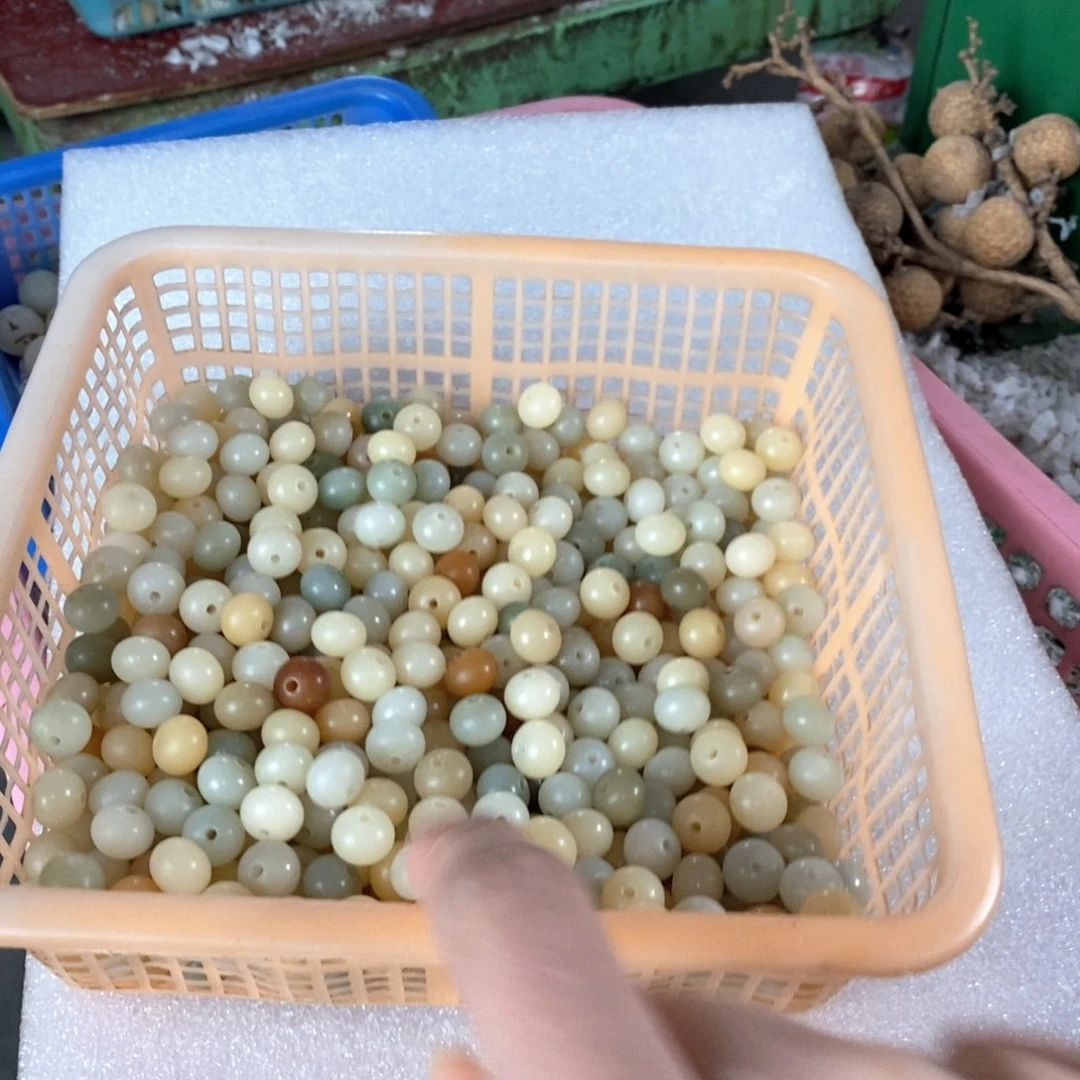 菩提根/象牙果吊坠10 8胖苹果114颗糖果色