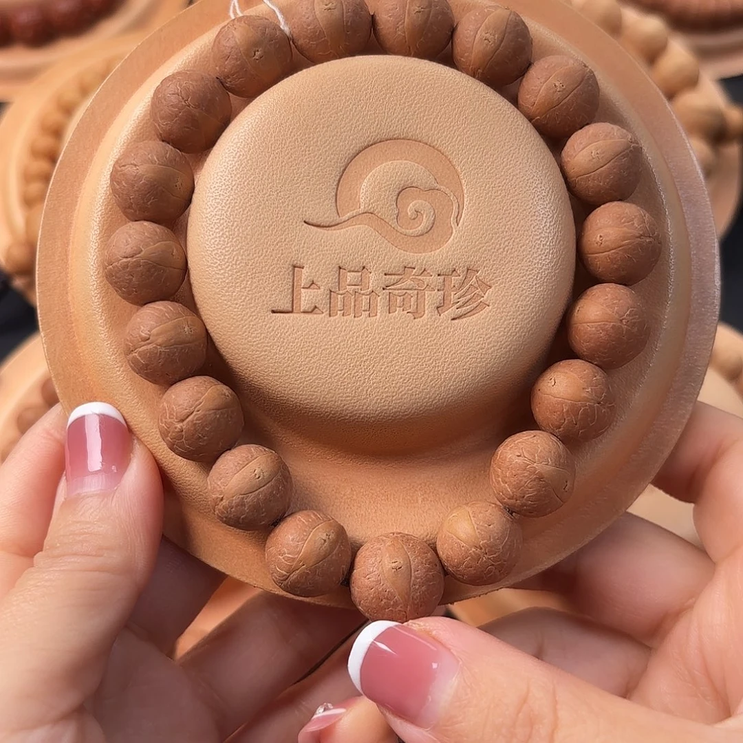 凤眼菩提吊坠14mm高油高密精品粉皮