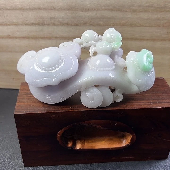 幸***儿翡翠未镶嵌摆件翡翠