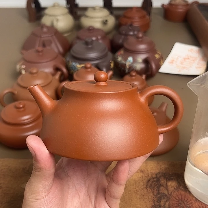 茶壶紫砂半手工 哈哈哈 180cc