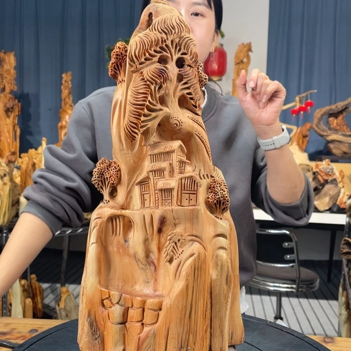 柏木（崖柏）山水倒流香送两盒香