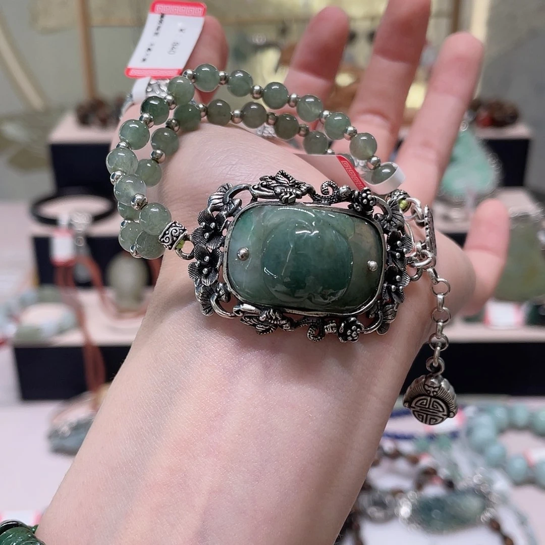 足银复古纯银手链