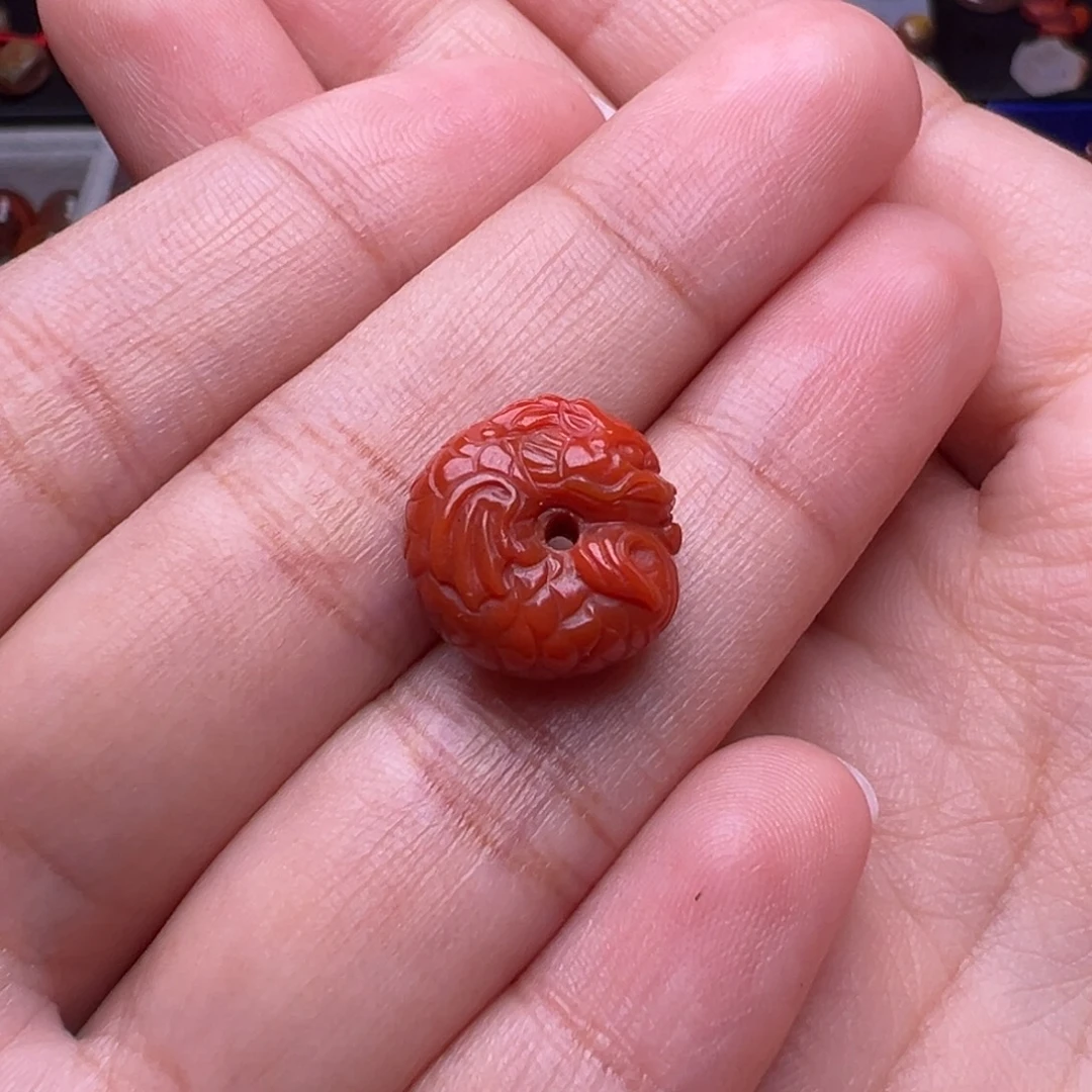 心***浪南红玛瑙未镶嵌珠宝奇石