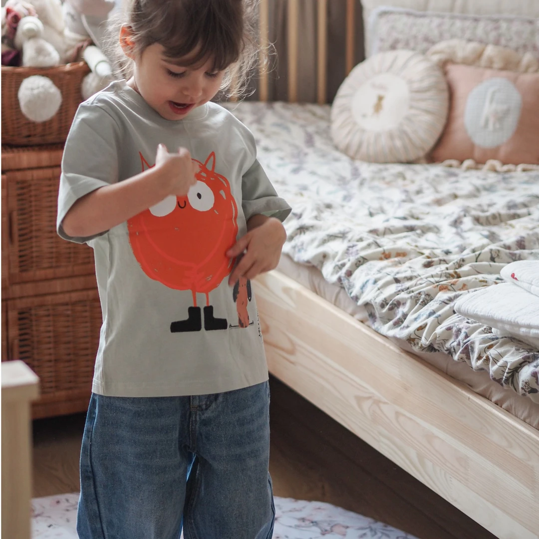 Let's Chill春夏亲子款全新系列阔腿牛仔裤版型直筒12311015