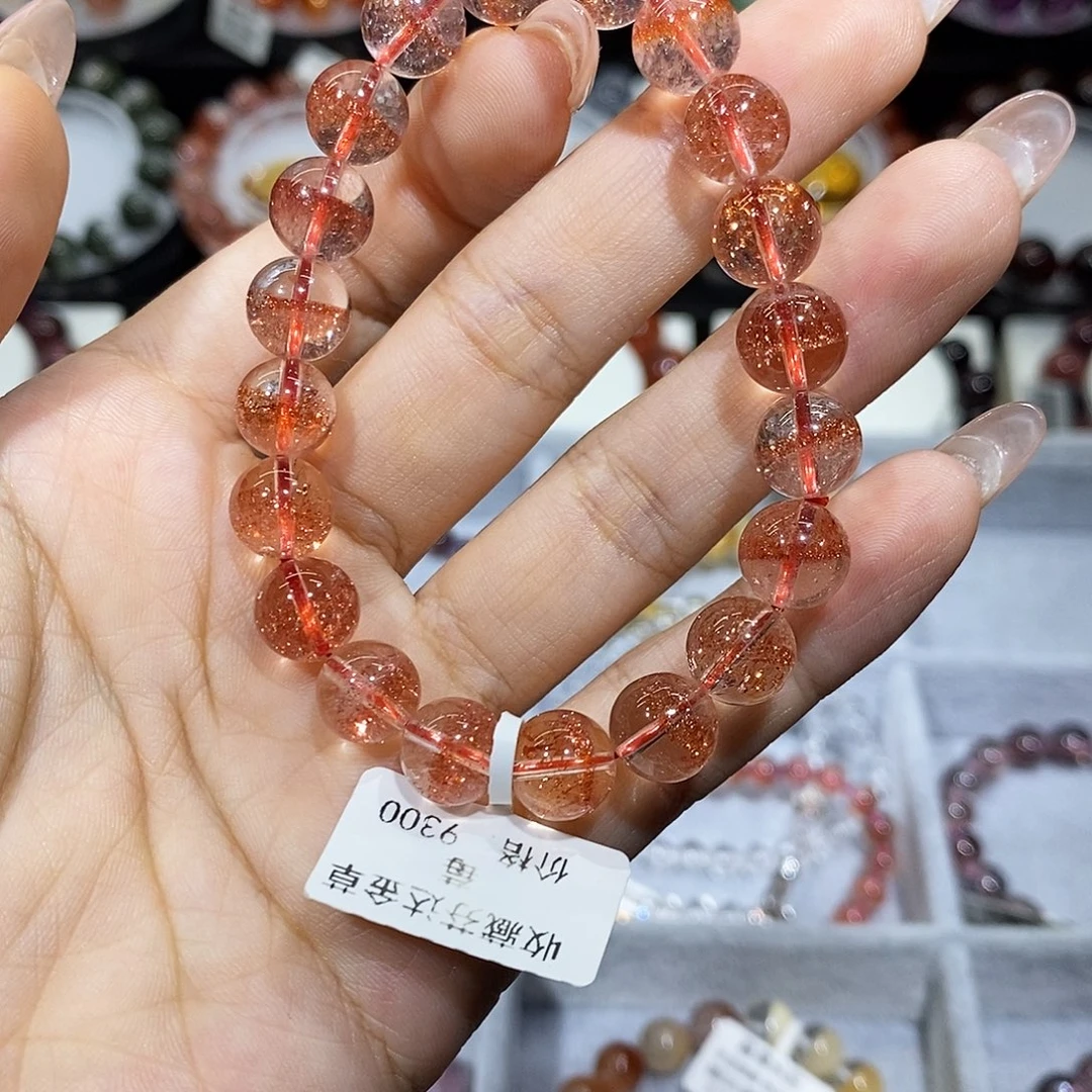 未镶嵌手串水晶芬达色金草莓9