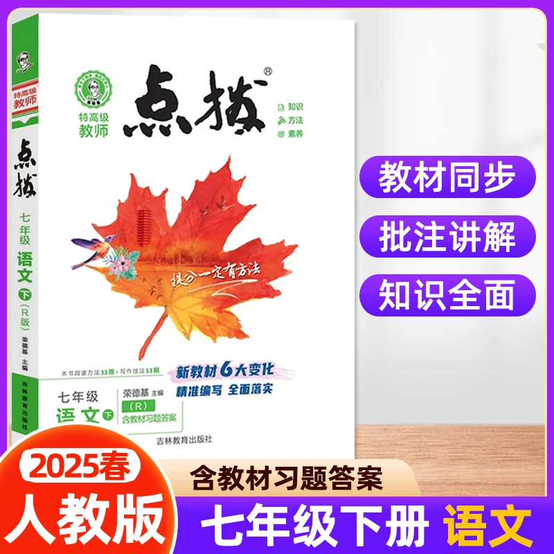 2025春点拨七年级下册语文人教部编版RJ版荣德基初中名师点拨训练