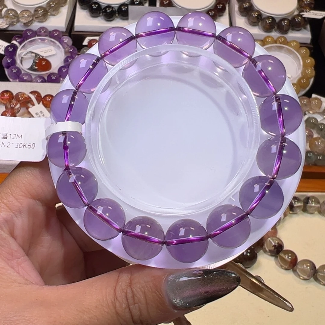 水晶手链未镶嵌紫水晶12m