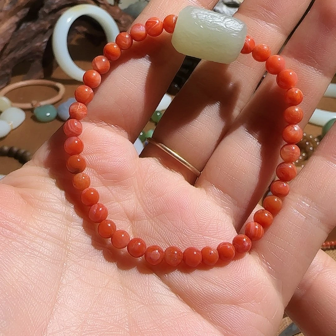 和田玉未镶嵌手链