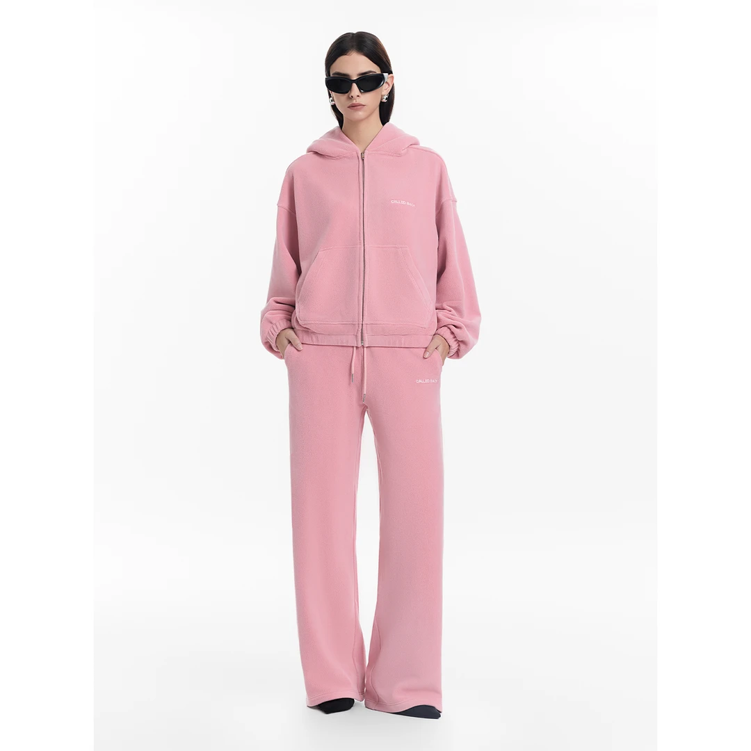 CALLED BACK【李一桐同款】运动休闲套装女加绒加厚冬款卫衣卫裤