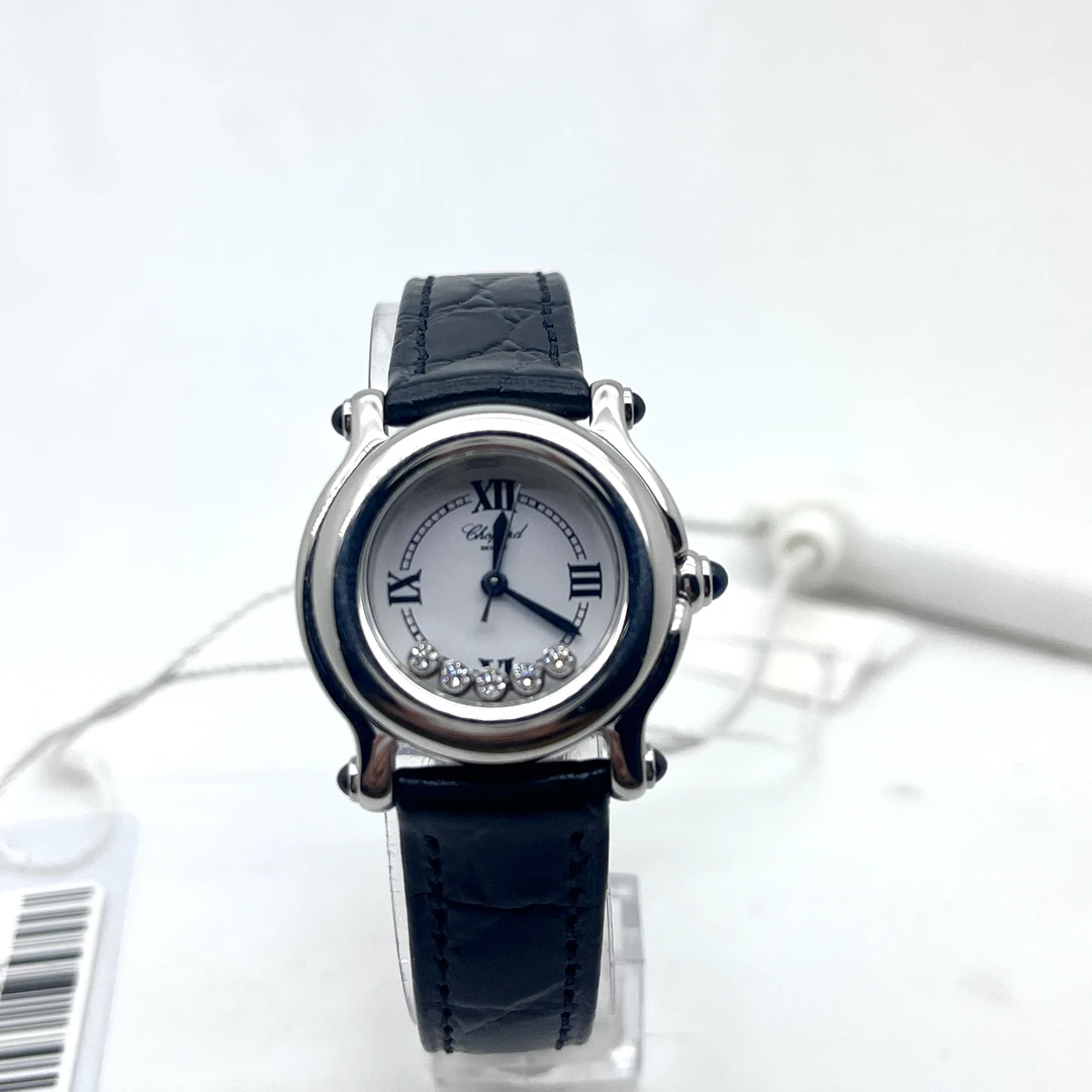 95新 Cartier/卡地亚 02121/快乐五钻/石英腕表/26盘/表带后配