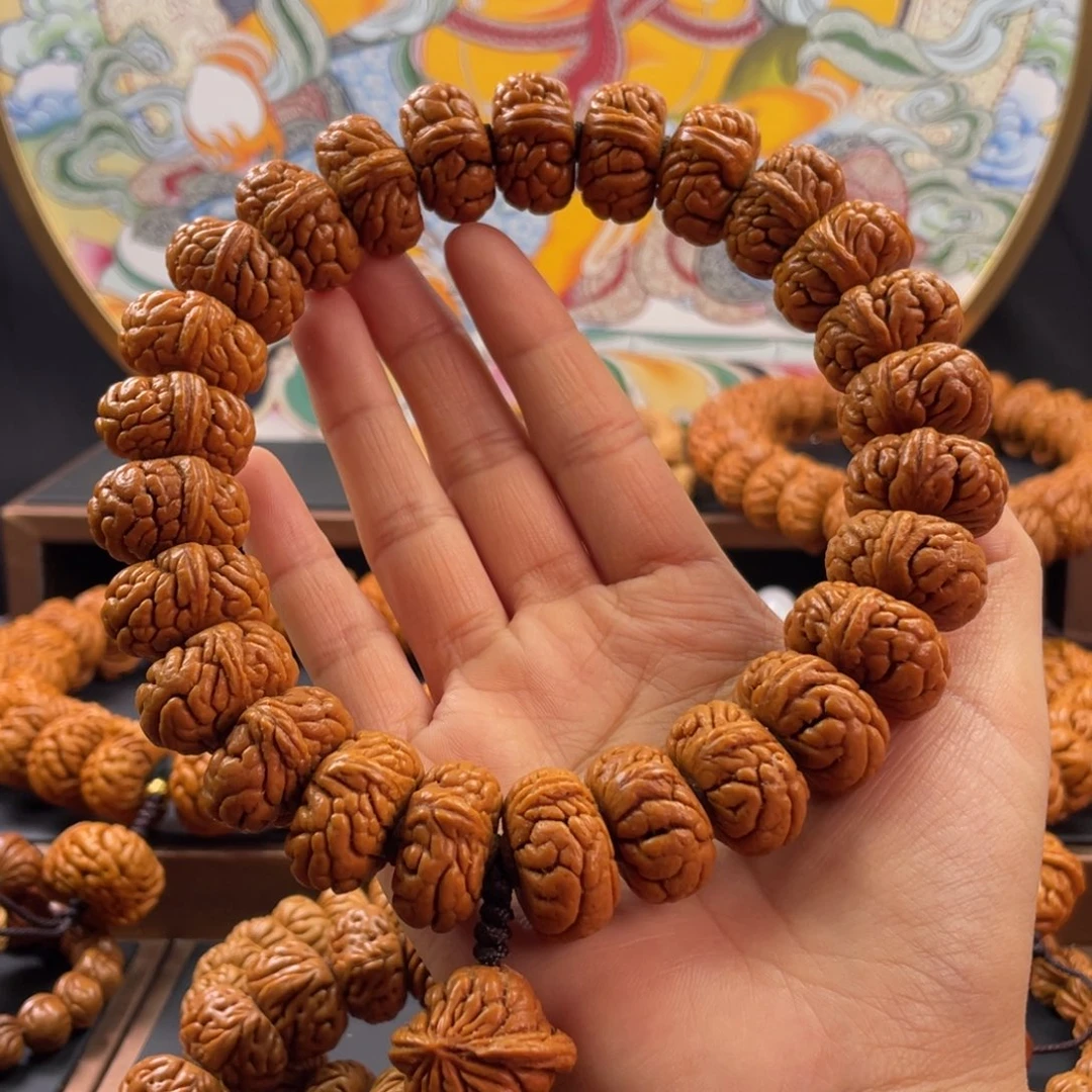 桃核手串22尺寸飞碟霸王龙