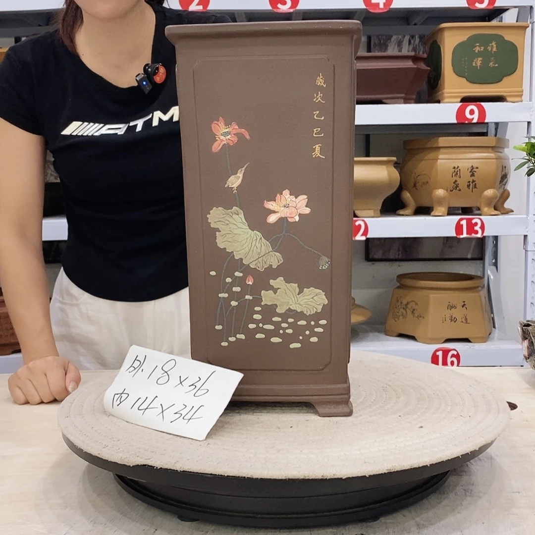 紫砂花盆紫砂花盆