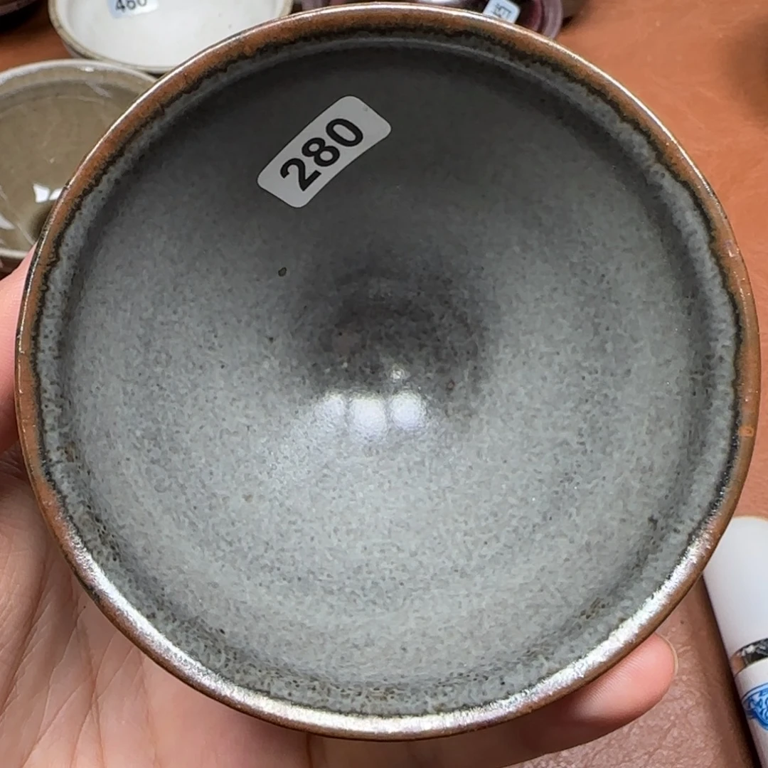 茶盏龙窑柴烧原矿原釉280