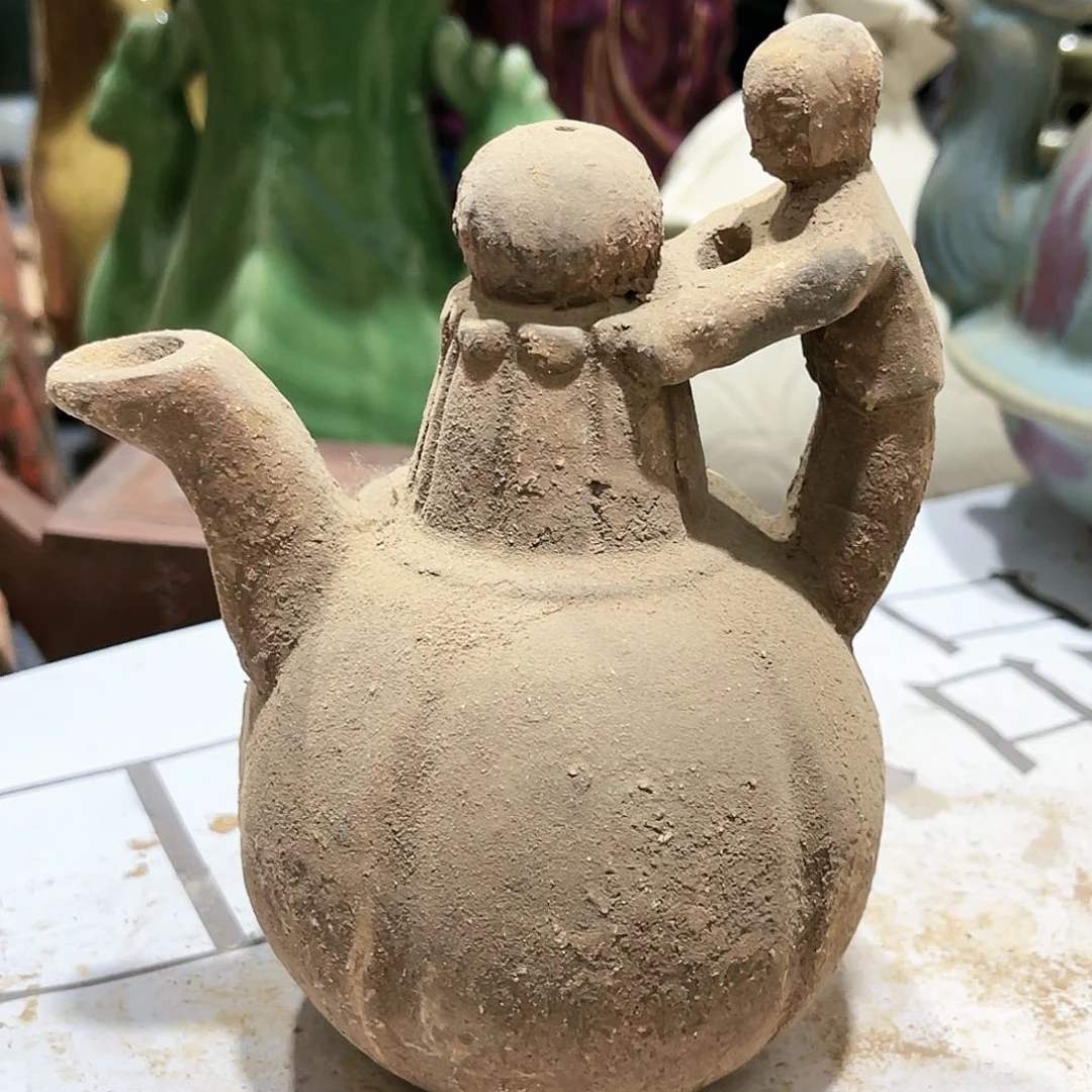 瓦当摆件摆件茶桌茶台陶瓷