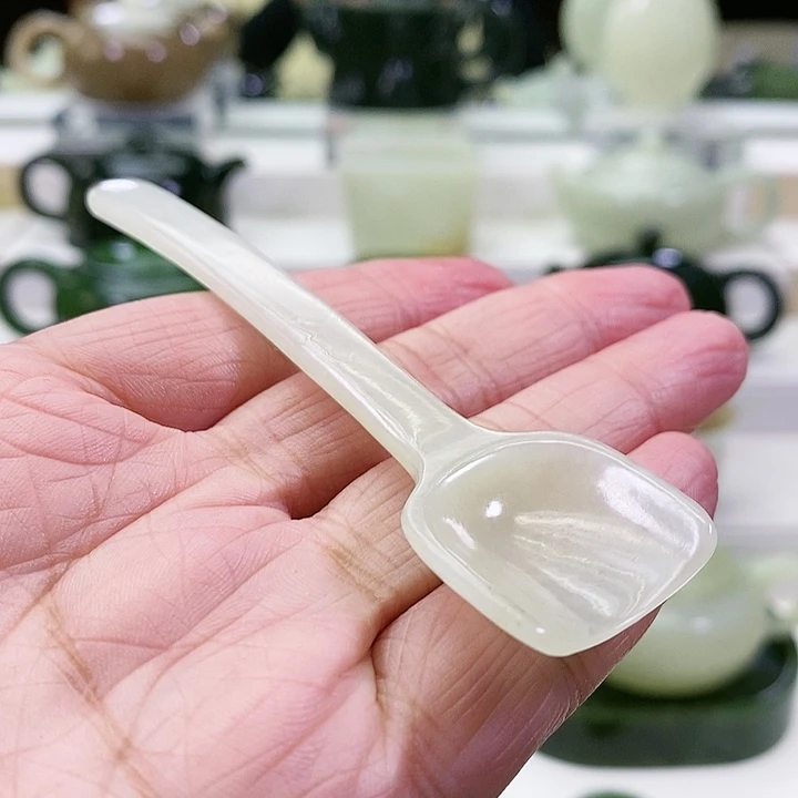 未镶嵌和田玉挂件茶铲