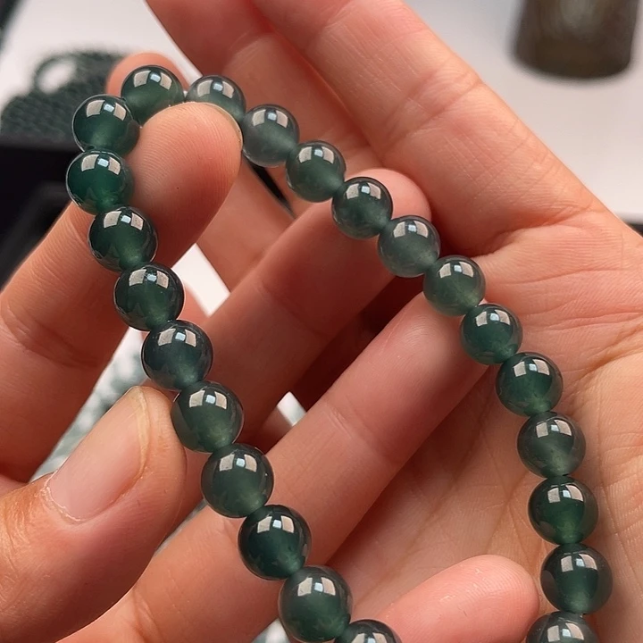 未镶嵌手链翡翠多样性发货散珠自选