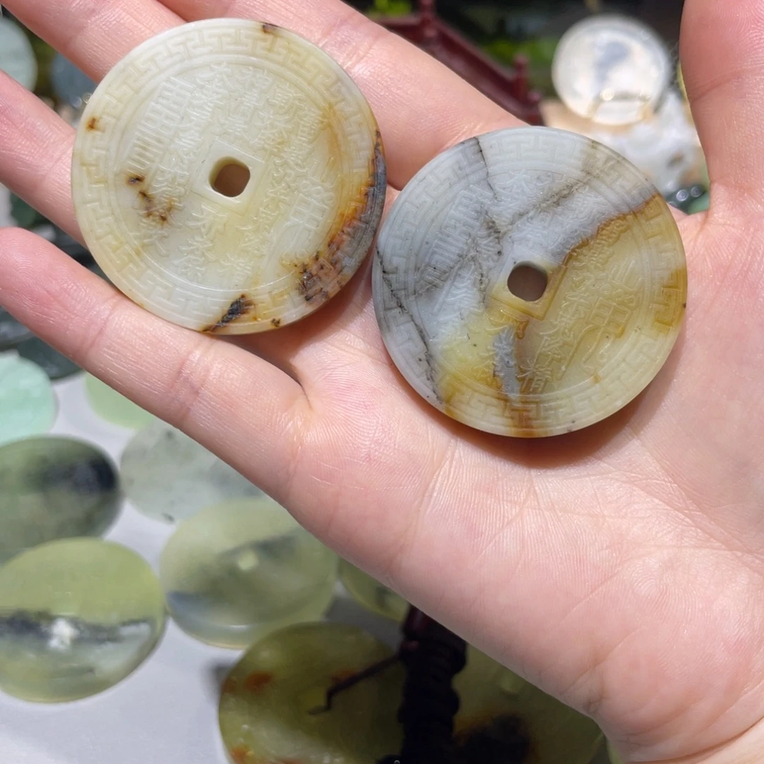 岫玉未镶嵌颈饰颈饰7