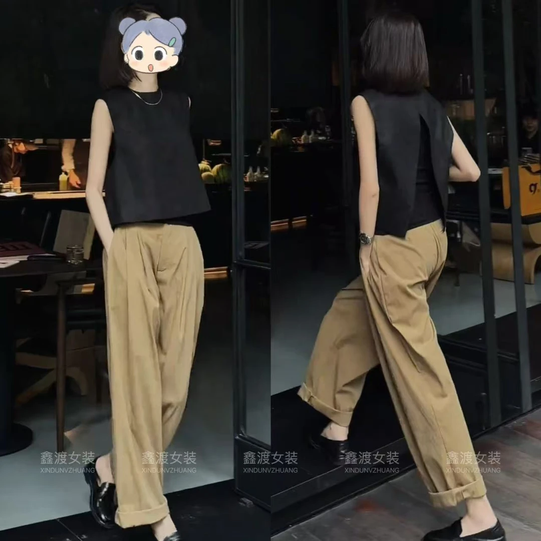 2025夏季新款时尚显瘦气质女士网红洋气三件套百搭款D9967