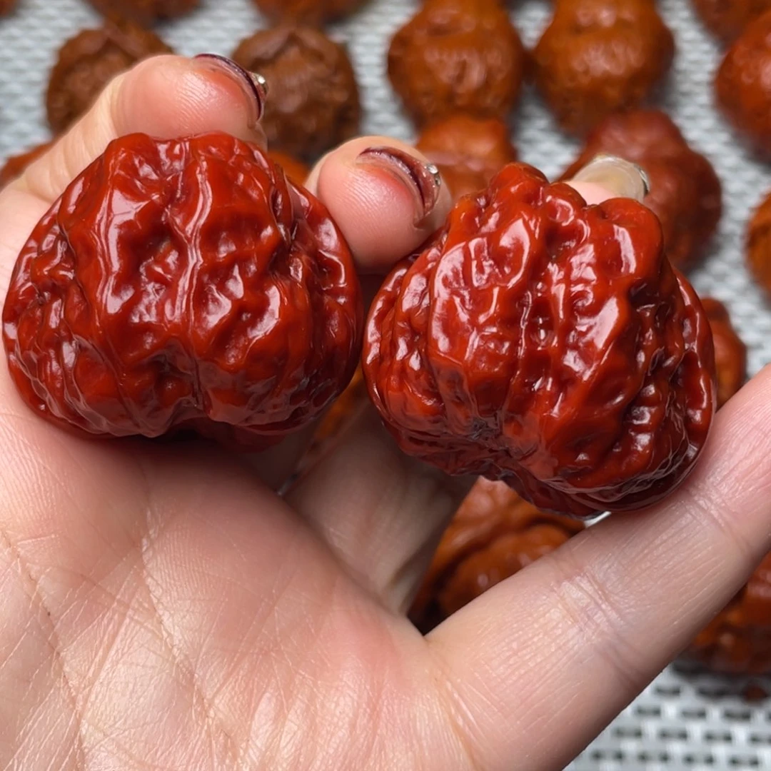 桃核吊坠文玩核桃 手把件 蛤蟆头 37