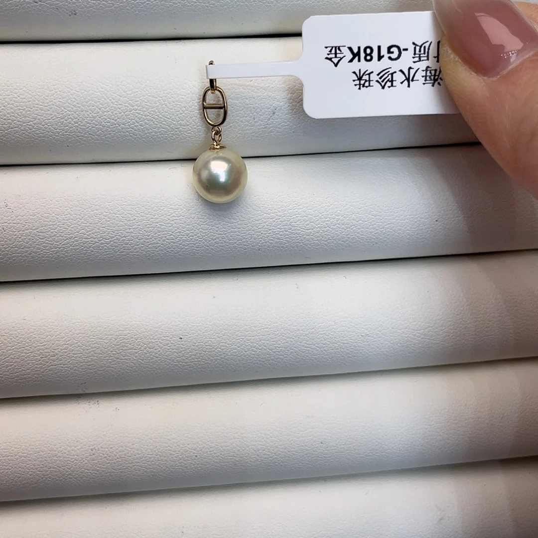 吊坠(赠链)海水珍珠18K金镶嵌
