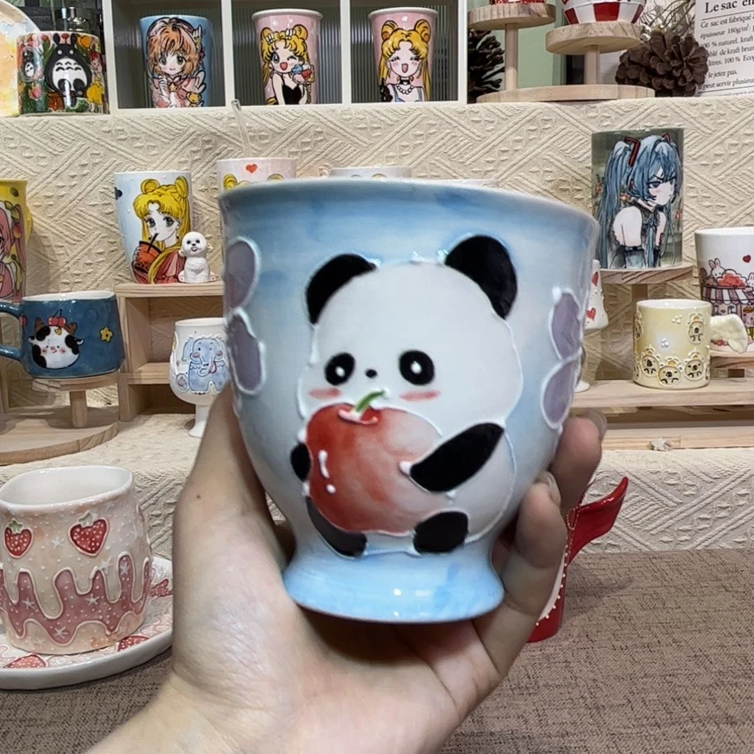 盘景德镇陶瓷马克杯