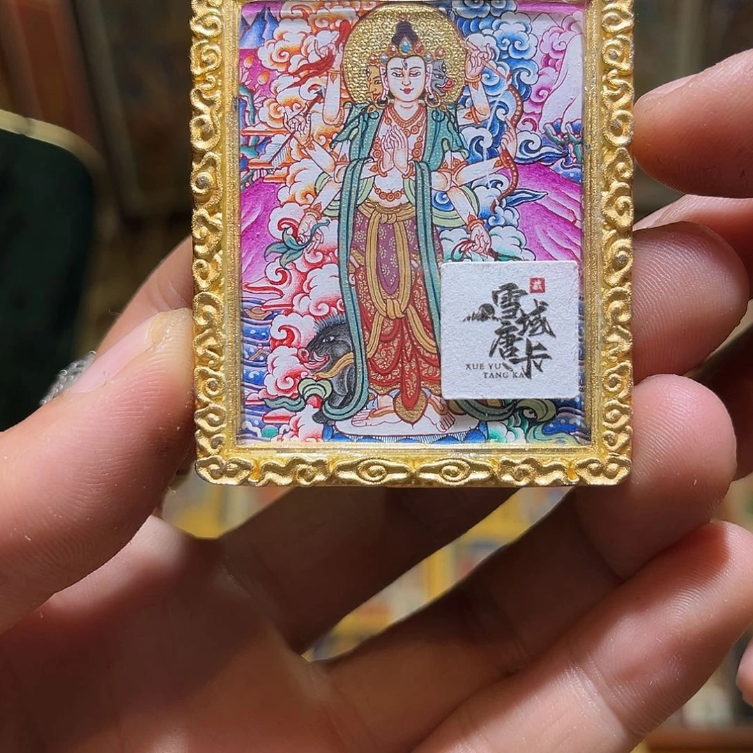 吊坠青海热贡纯手绘魔力