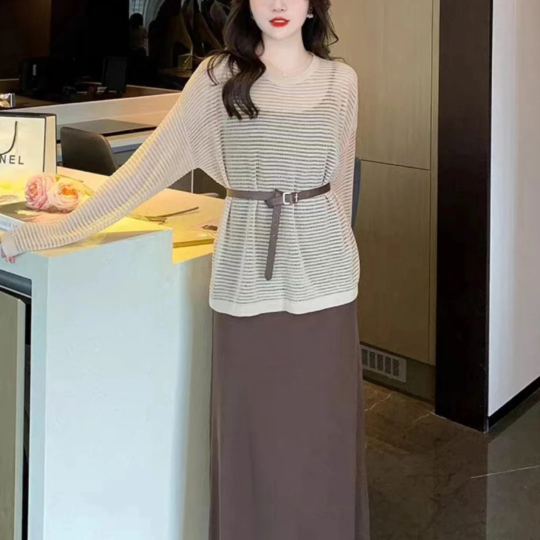邹先森24071(2312)-30杭州品牌秋季新款两件套连衣裙