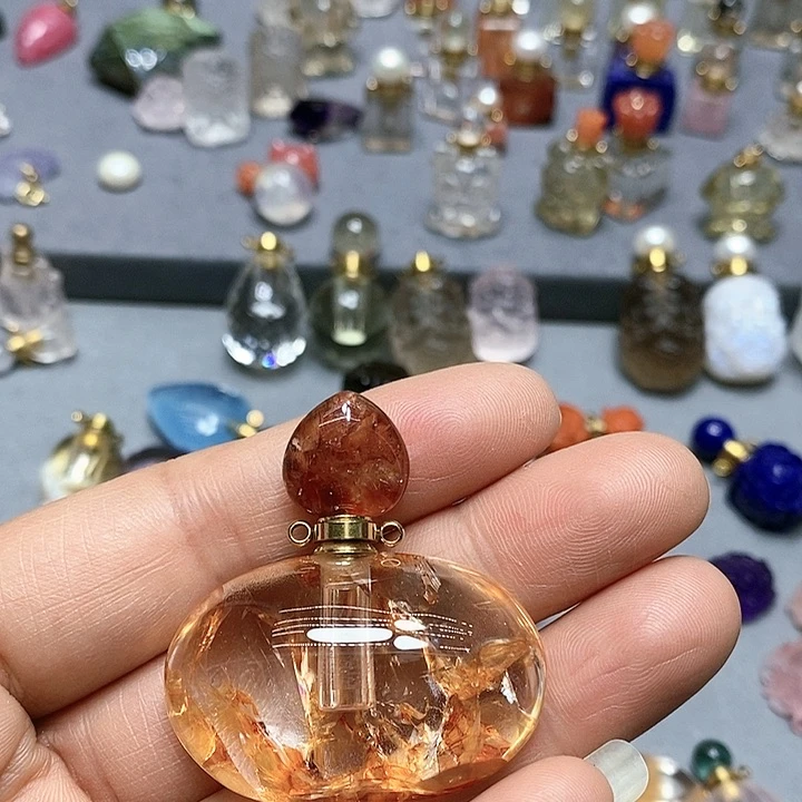 未镶嵌珠宝半成品水晶小**贝水晶