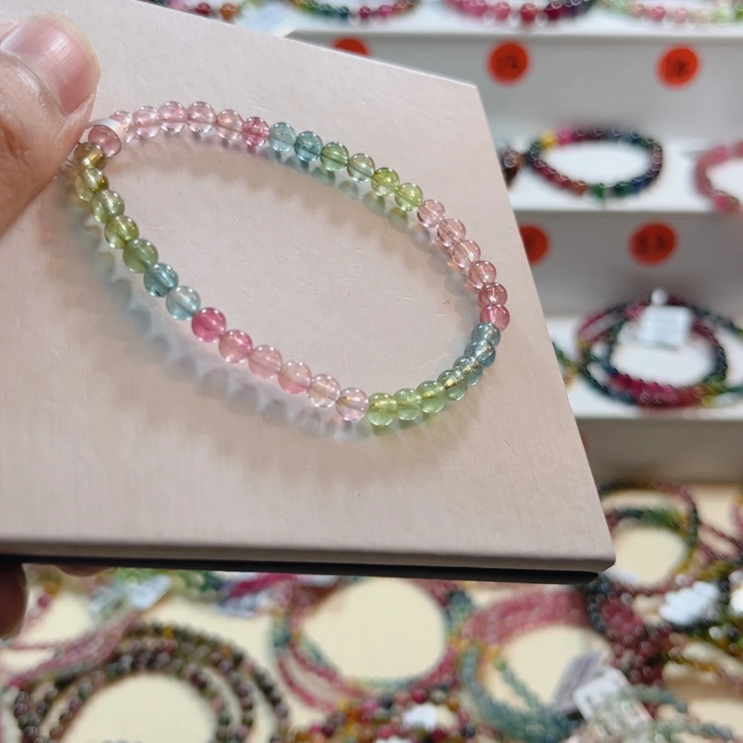 碧玺手串未镶嵌碧玺