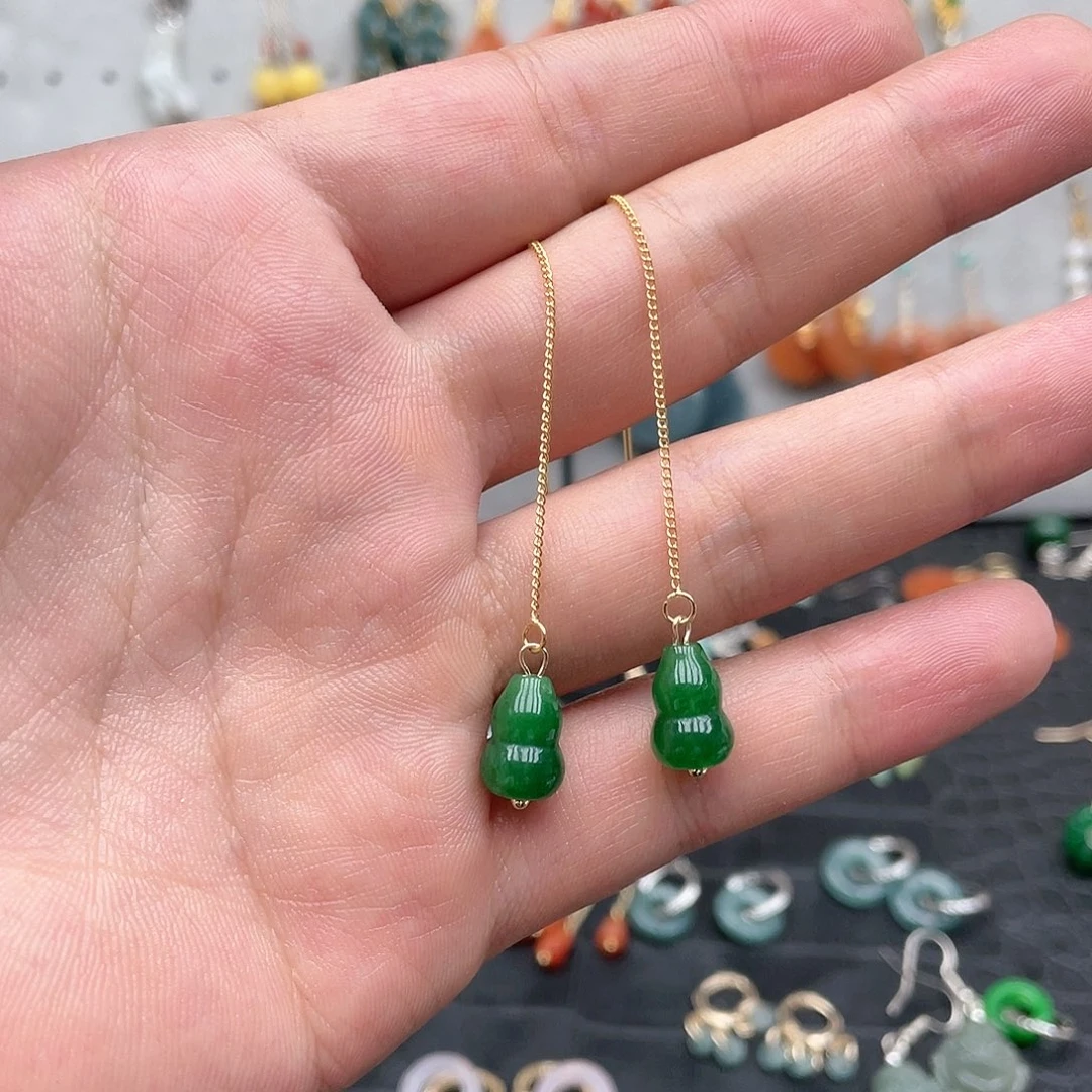 翡翠合金耳饰009