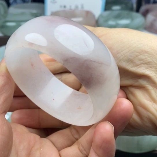 石英质玉（金丝玉）未镶嵌手镯