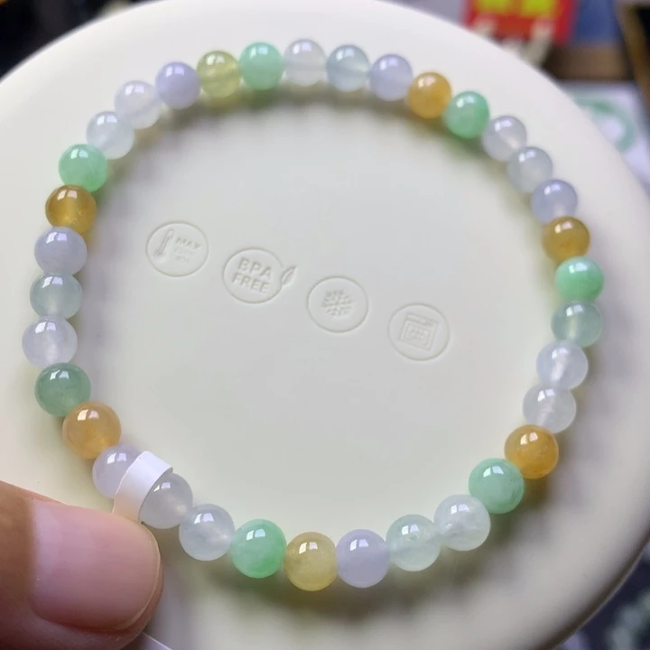 未镶嵌手串翡翠卡5.5