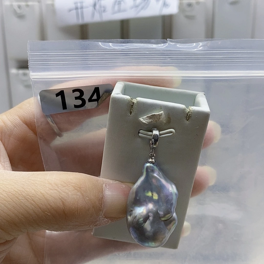 颈饰合金淡水珍珠