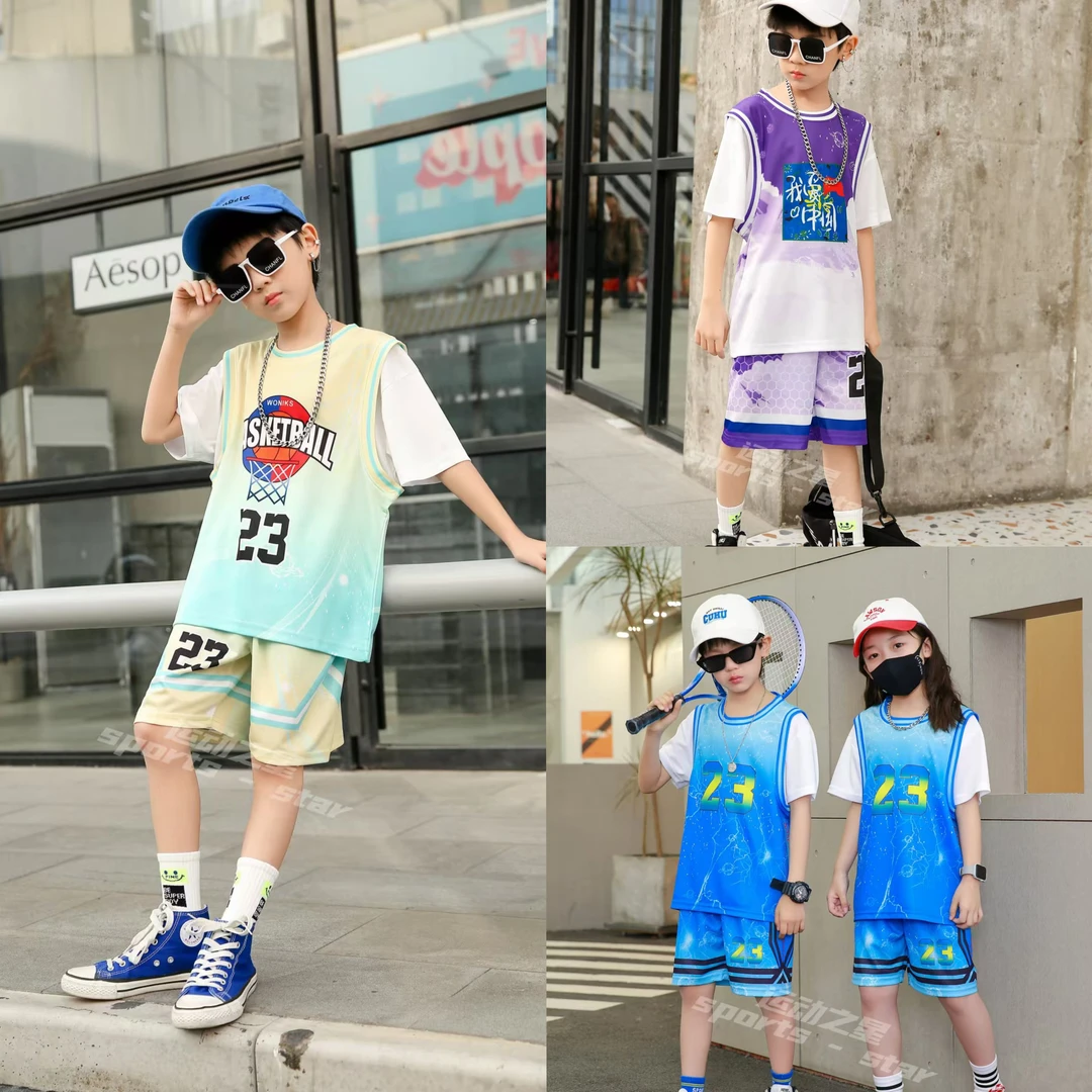 短袖冰丝速干假两件套运动套装队服男女定制套装通用451