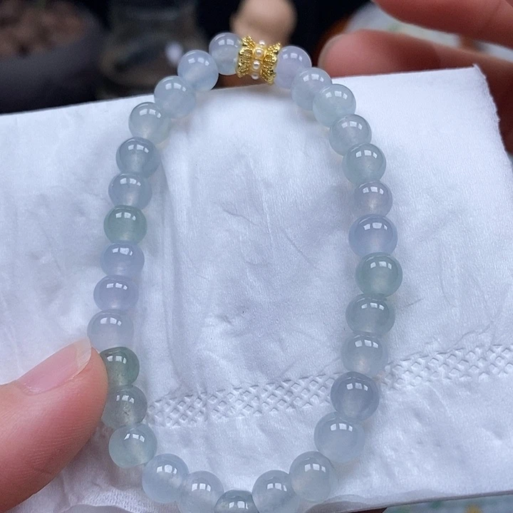 翡翠挂件未镶嵌翡翠珠串