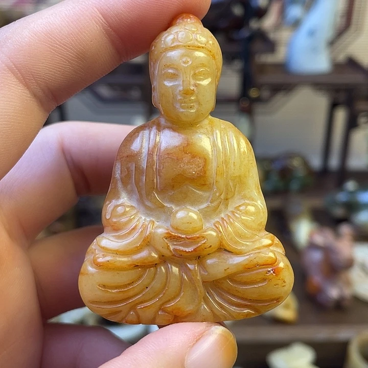 和田玉（糖玉）未镶嵌挂件