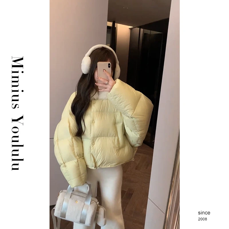 【mimius】游鹿鹿 蓬松奶呼呼廓形短款外套 汉服 F10269