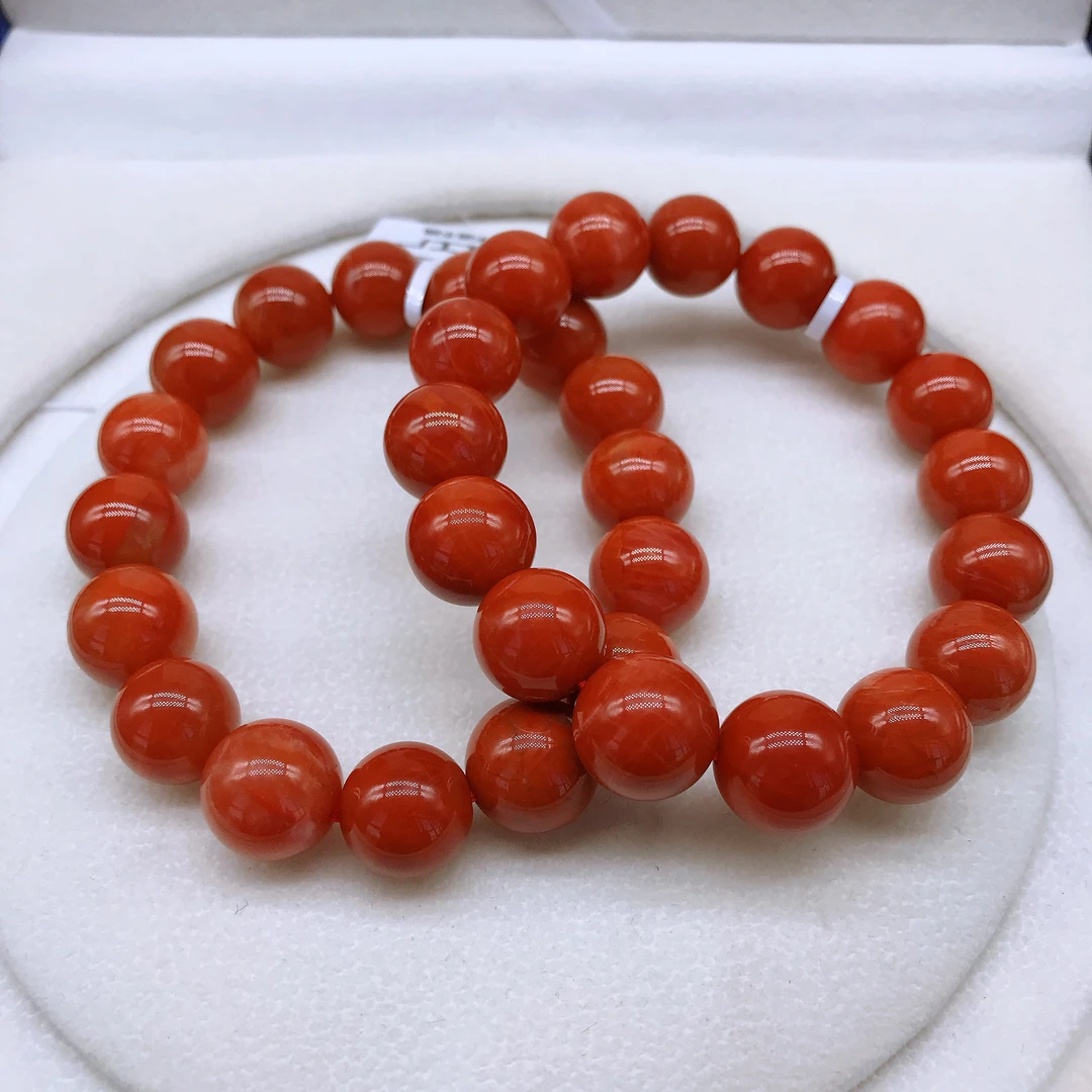 【小雪】南红四川瓦西精美百搭手串13mm【多样式发其一】