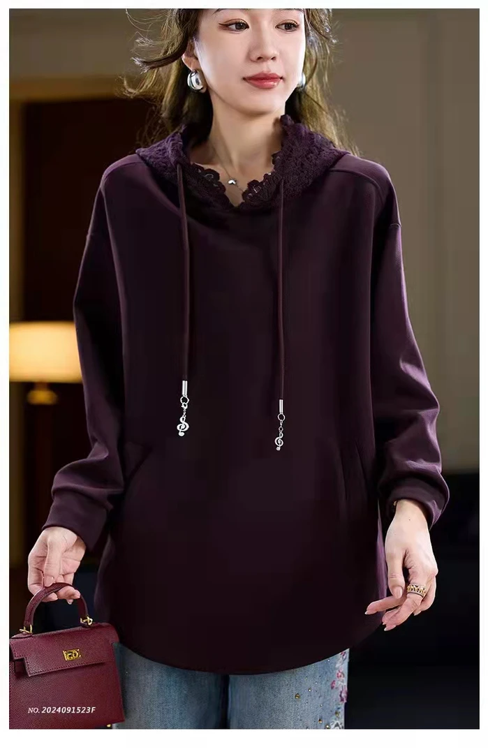 东木家-新版歌蒂料戴帽洋气上衣