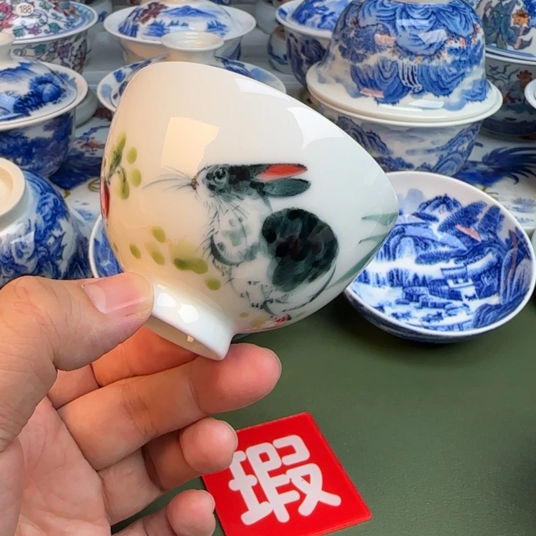 抖音闪购纯手工手绘开片46