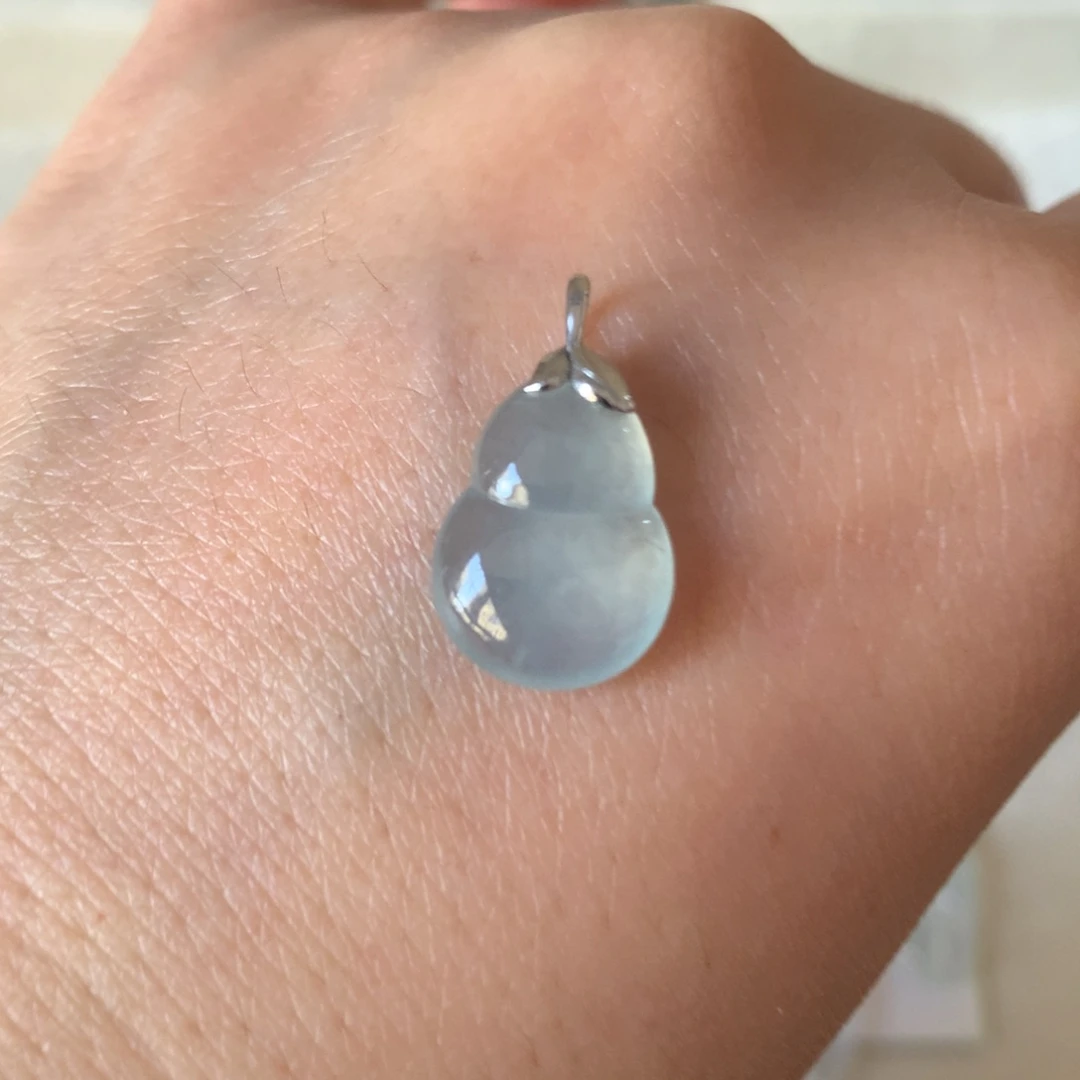 翡翠18K金镶嵌颈饰06