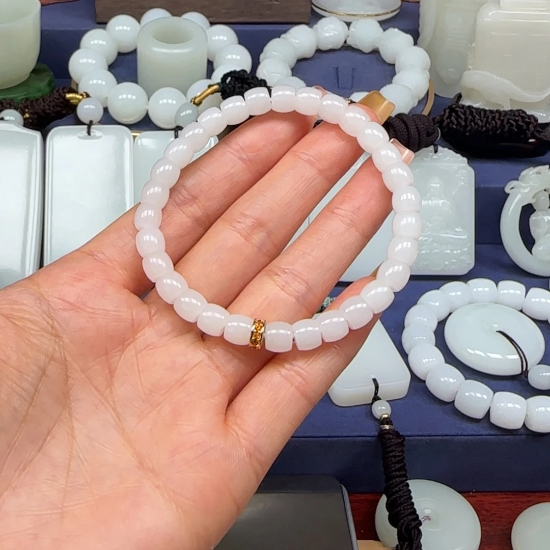 和田玉未镶嵌挂件江****